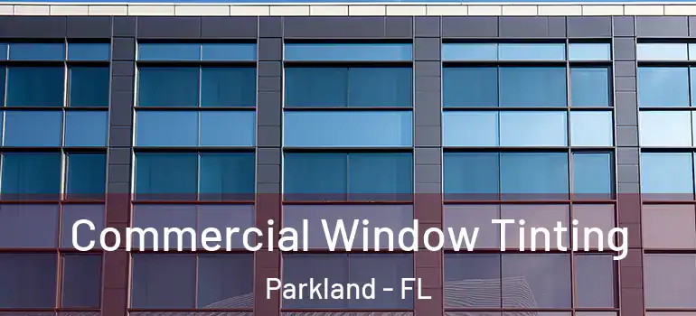  Commercial Window Tinting Parkland - FL