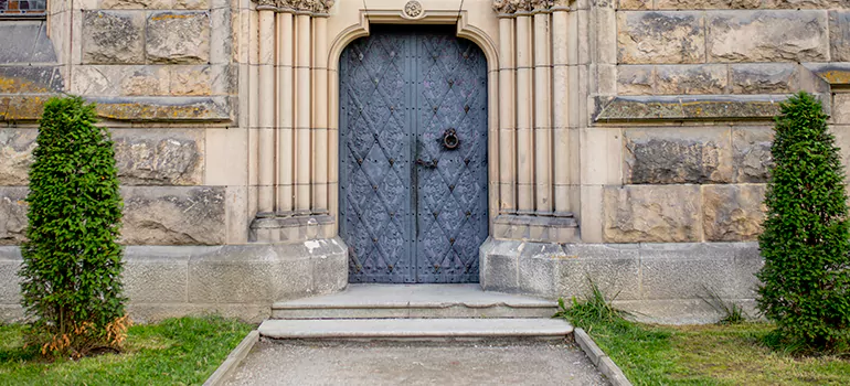 Traditional Double Front Doors in Parkland, FL