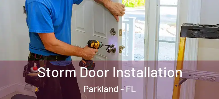  Storm Door Installation Parkland - FL