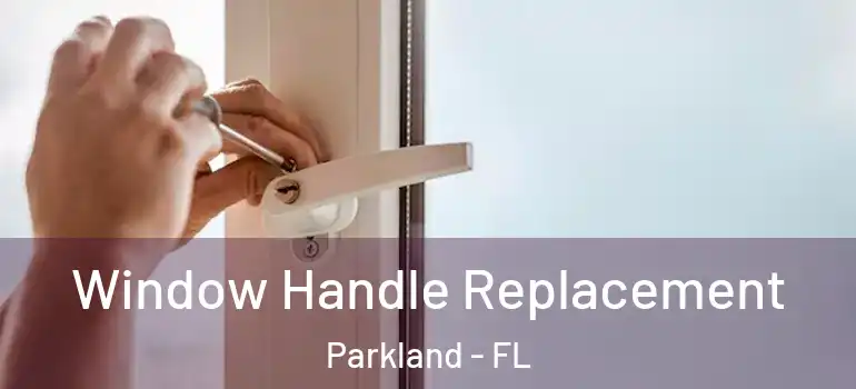  Window Handle Replacement Parkland - FL